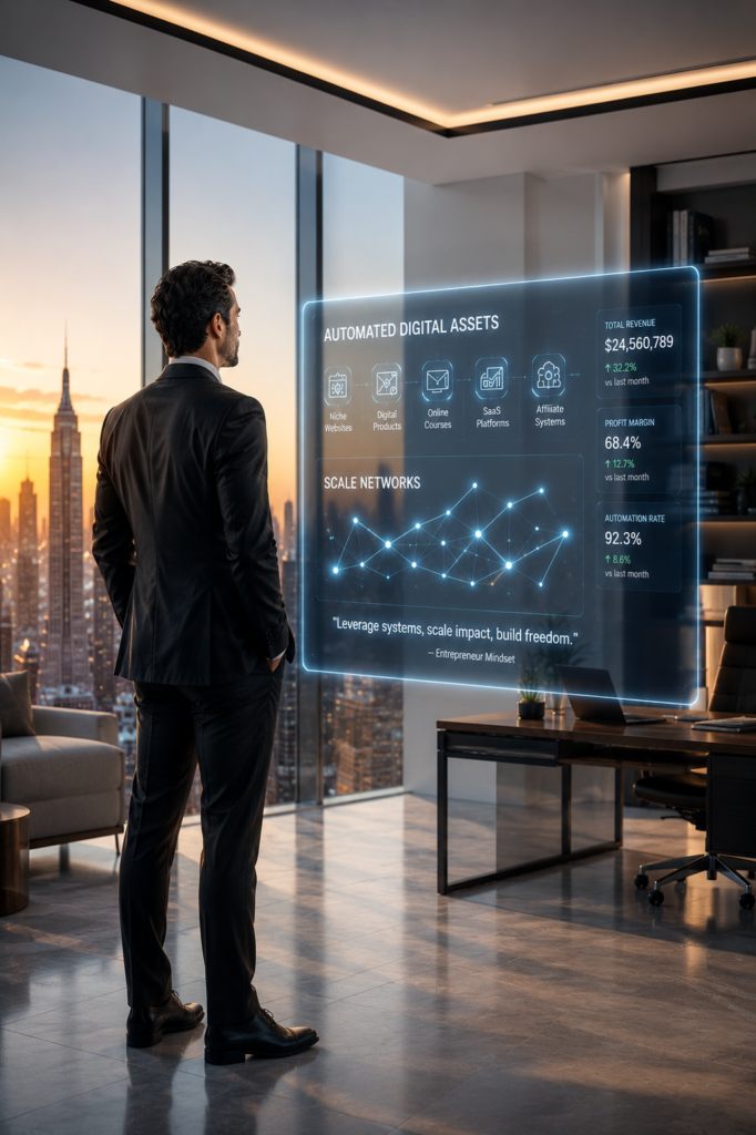 Building modern invisible business assets concept