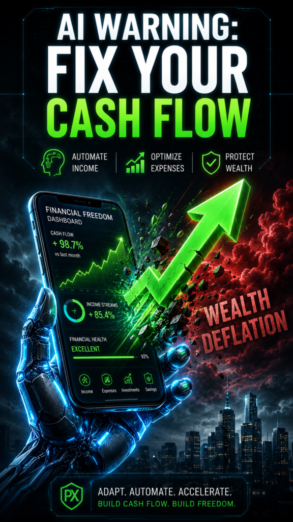 An AI concept graphic showing how to overcome wealth deflation and household liquidity constraints.